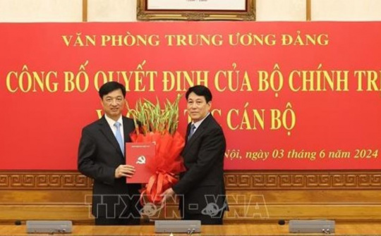 Thượng tướng Nguyễn Duy Ngọc giữ chức Chánh Văn phòng Trung ương Đảng