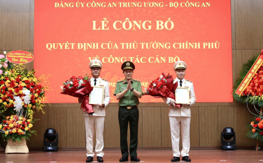 Thủ tướng bổ nhiệm 2 Thứ trưởng Bộ Công an