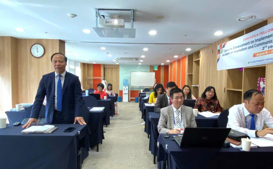 Đoàn Nhà báo Việt Nam hoàn thành Chương trình tập huấn về truyền thông tại Hàn Quốc