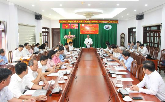 Chủ tịch UBND TP.HCM làm việc với TP Thủ Đức về giải ngân dự án đường Vành Đai 2