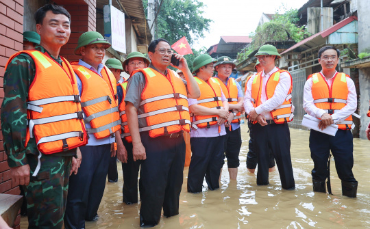 Thủ tướng chỉ đạo, kiểm tra công tác ứng phó mưa lũ