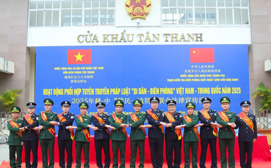 Việt Nam - Trung Quốc: Tuyên truyền pháp luật nâng cao chất lượng kiểm soát biên phòng