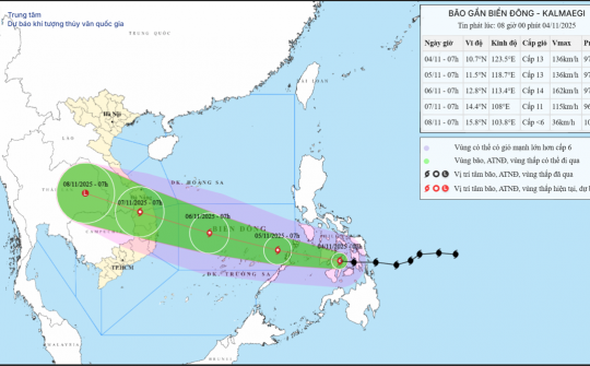 Chủ động phòng, tránh, ứng phó với bão KALMAEGI