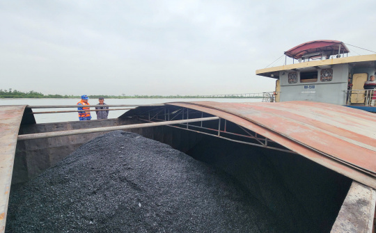 Cảnh sát biển tạm giữ tàu chở 700 tấn bã xít không rõ nguồn gốc