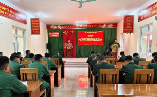 BĐBP Cao Bằng tăng cường đấu tranh phòng, chống tội phạm dịp Tết Nguyên đán 2026