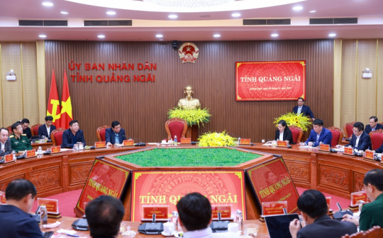 Quảng Ngãi phấn đấu tăng trưởng kinh tế 10-10,5%