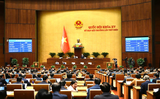 Thông qua Luật Tổ chức Chính phủ (sửa đổi)