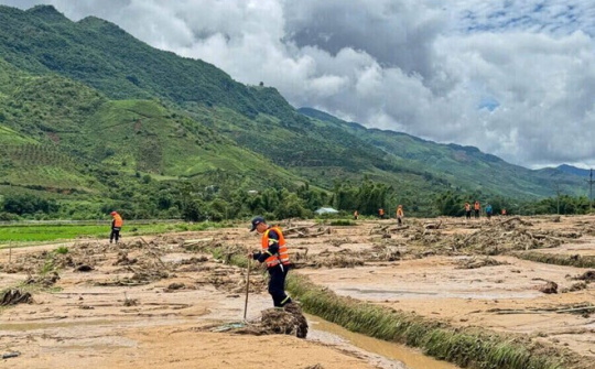 Tập trung khắc phục hậu quả lũ quét, sạt lở đất tại tỉnh Sơn La