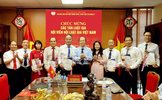 Chi Hội Luật gia Viện Chính sách, Pháp luật và Quản lý xây dựng đội ngũ gắn với hoạt động chuyên sâu.