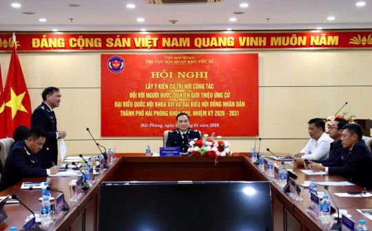 Hải quan khu vực III giới thiệu cán bộ ứng cử đại biểu Quốc hội