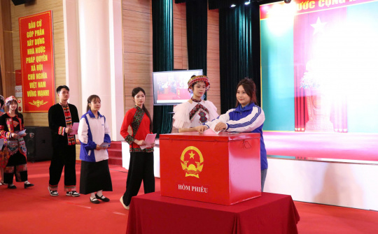 Thái Nguyên ghi nhận 99,96% cử tri tham gia bầu cử