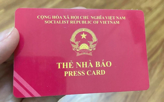 Dự kiến quy định mới về thủ tục cấp, đổi, cấp lại và thu hồi thẻ nhà báo
