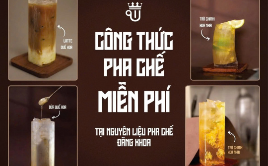 Nguyên liệu pha chế Đăng Khoa – Thế giới nguyên liệu pha chế giúp nâng tầm thương hiệu