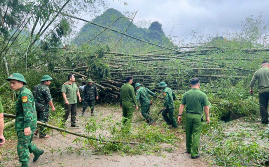 Cao Bằng khẩn trương khắc phục hậu quả mưa giông, ổn định đời sống Nhân dân vùng biên
