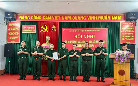 Tổ chức lại Đồn Biên phòng Sóc Giang thành Pác Bó mang ý nghĩa lịch sử sâu sắc