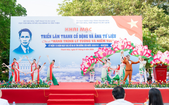 Khơi dậy dòng chảy lịch sử qua ngôn ngữ nghệ thuật cổ động tại xứ Thanh