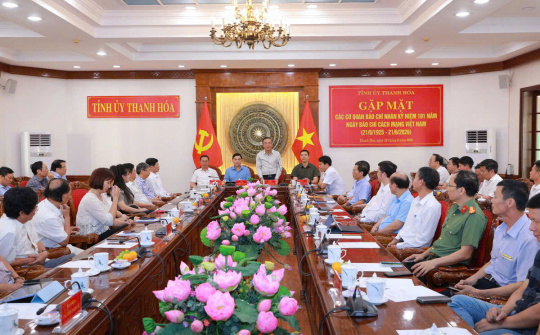 Báo chí đồng hành cùng Thanh Hóa trên chặng đường phát triển mới