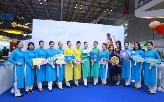 Vietnam Airlines tham gia quảng bá kích cầu du lịch tại Hội chợ du lịch Quốc tế TP.HCM