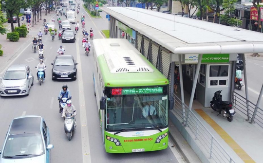 Sở GTVT đề xuất các loại xe khác được đi vào làn BRT