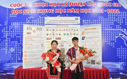 Trường PT Vùng cao Việt Bắc đạt giải nhất cuộc thi nghiên cứu khoa học kỹ thuật quốc gia