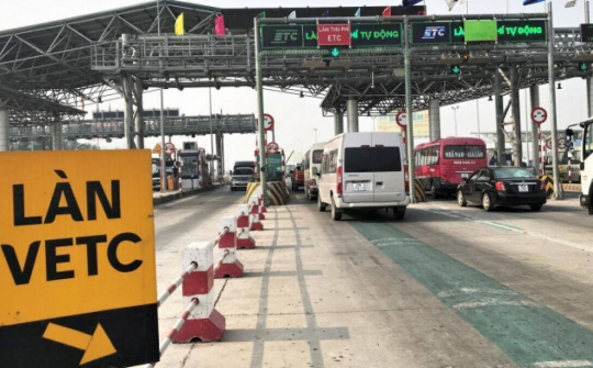 Từ 1/6, xử phạt phương tiện không dán thẻ ETC đi trên cao tốc Hà Nội – Hải Phòng