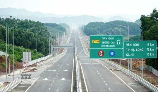 Khai thác tạm thời toàn tuyến cao tốc Vân Đồn - Móng Cái từ 1/8