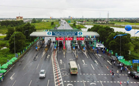 Cao tốc Cầu Giẽ - Ninh Bình chính thức thu phí không dừng từ hôm nay