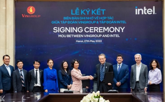 Vingroup và Intel ký MoU hợp tác chiến lược về công nghệ