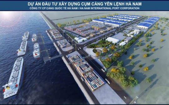 Thủ tướng đồng ý xây dựng cụm cảng Yên Lệnh trên bãi sông Hồng