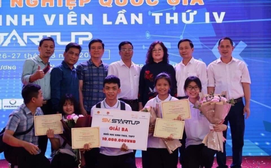 Nghệ An: Dự án của học sinh miền núi đạt giải Ba tại ngày hội Khởi nghiệp Quốc gia năm 2022