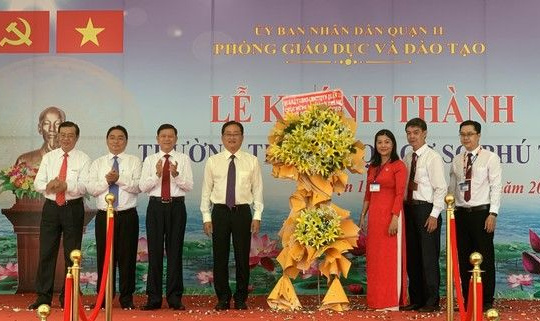 TP.HCM khánh thành trường THCS Phú Thọ
