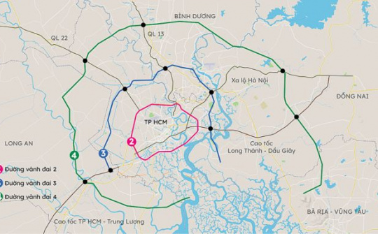 Long An được giao chủ trì làm dự án Vành đai 4 TP Hồ Chí Minh