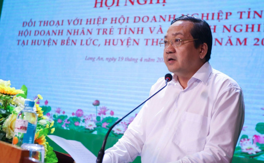 Long An: Tiếp tục đồng hành, sẻ chia cùng doanh nghiệp