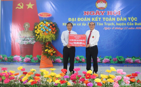 Cần Đước tổ chức Ngày hội Đại đoàn kết toàn dân tộc