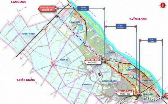 Cần Thơ thúc tiến độ dự án đường Vành đai phía Tây
