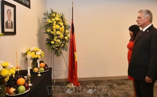 Vietnam’s mission to UN opens funeral book for President Tran Dai Quang