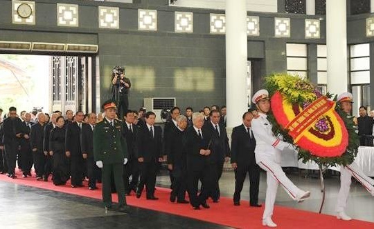 State funeral for President Tran Dai Quang begins