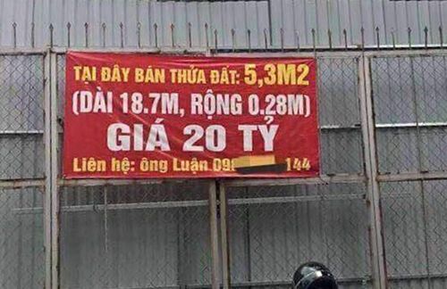 Hà Nội: Mảnh đất xen kẹt được rao bán với giá không tưởng 4 tỷ đồng/m2