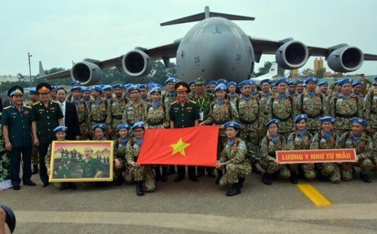 Lực lượng gìn giữ hòa bình Việt Nam xuất quân làm nhiệm vụ quốc tế tại Nam Sudan