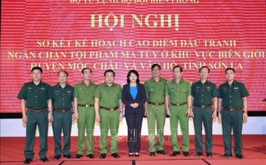 Quyền Chủ tịch nước dự Hội nghị sơ kết cao điểm đấu tranh ngăn chặn tội phạm ma túy tại Sơn La