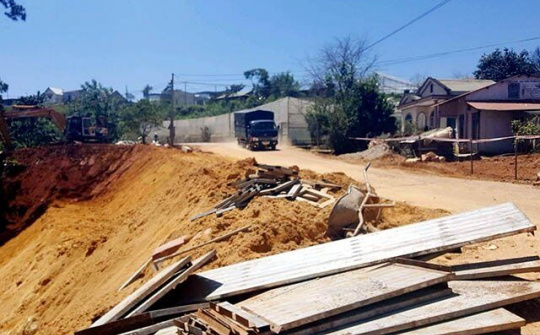 Tuyến đường Suối Vàng – Đà Lạt đã thông xe trở lại