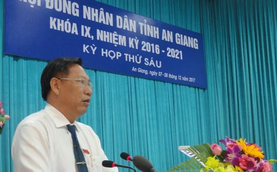 Phê chuẩn chức vụ Phó Chủ tịch UBND tỉnh An Giang
