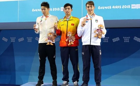 Nguyễn Huy Hoàng giành HCV Olympic trẻ, vượt chuẩn A Olympic Tokyo