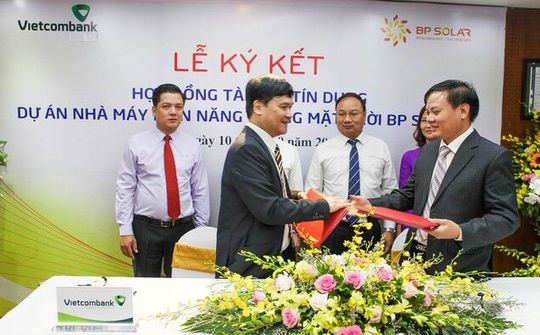 Vietcombank tài trợ tín dụng 785 tỷ đồng cho Dự án Điện mặt trời BP Solar 1