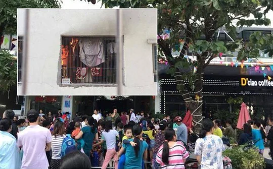 Hà Nội: Cháy căn hộ tầng 31 chung cư Linh Đàm