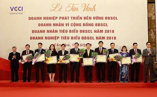 Vinh danh doanh nghiệp, doanh nhân tiêu biểu khu vực ĐBSCL