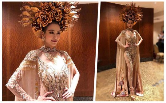 Á hậu Phương Khánh giành giải vàng trang phục dân tộc tại 'Miss Earth 2018'