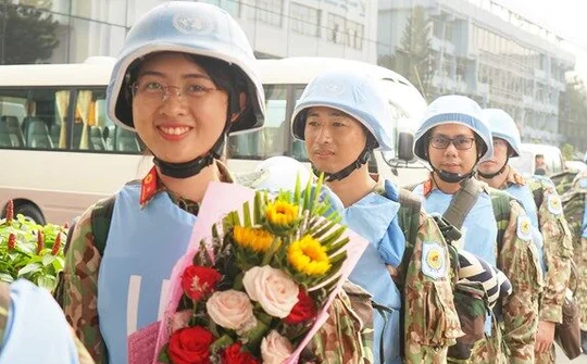 31 chiến sĩ 'mũ nồi xanh' xuất quân đợt 2 đến Phái bộ Nam Sudan của LHQ