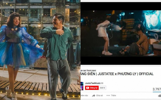 Chưa đầy 2 ngày MV 'Thằng điên' đạt 4 triệu view