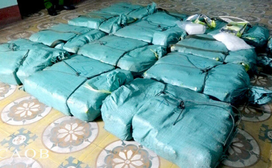 Quảng Bình: Bắt giữ đối tượng vận chuyển 300 kg ma tuý đá